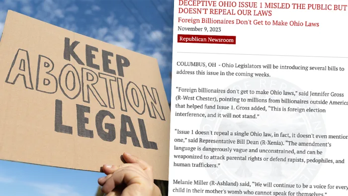 Ohio Republicans Refuse To Accept Election Results, Claim Abortion Bans Will Remain (meidastouch.com)