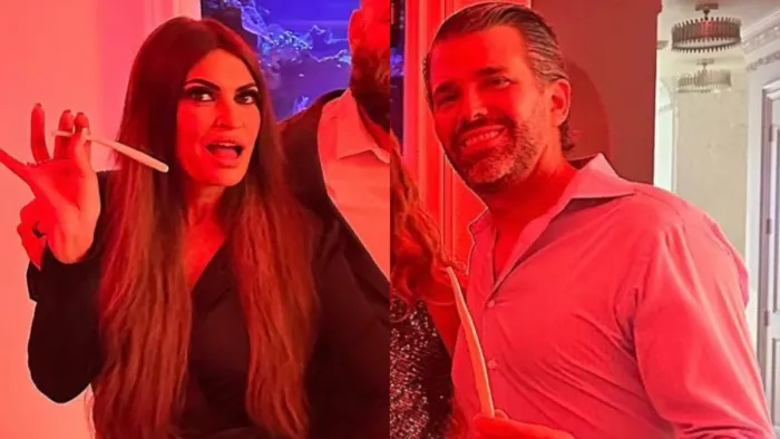 Don Jr. and Kimberly Guilfoyle Posed With Animal “Dick Bones” at Their Christmas Party (meidastouch.com)