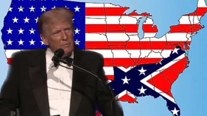 Group that Recently Hosted Trump Ran a “National Divorce” Poll With a Confederate Flag Graphic (meidastouch.com)
