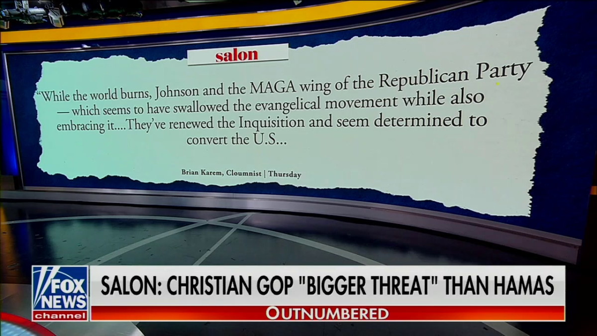 FOX ‘News’ [sic] Attempts to Cover for Speaker Johnson on the Separation of Church and State (meidastouch.com)